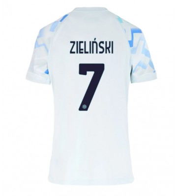 Inter Milan Piotr Zielinski #7 Replika Udebanetrøje Dame 2025-26 Kortærmet